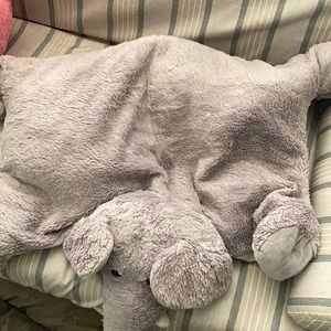 Big stuffed pillow elephant